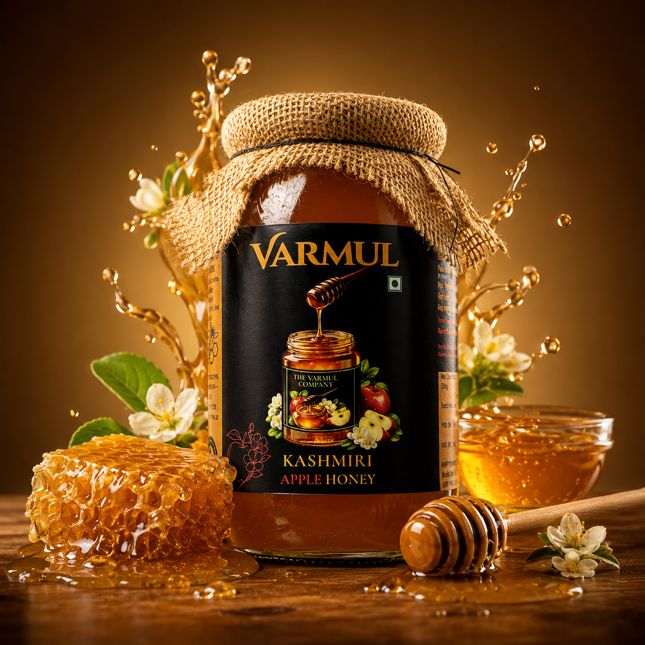 Varmul Apple Blossom Honey – 500g | Rare, Fruity & Naturally Sweet